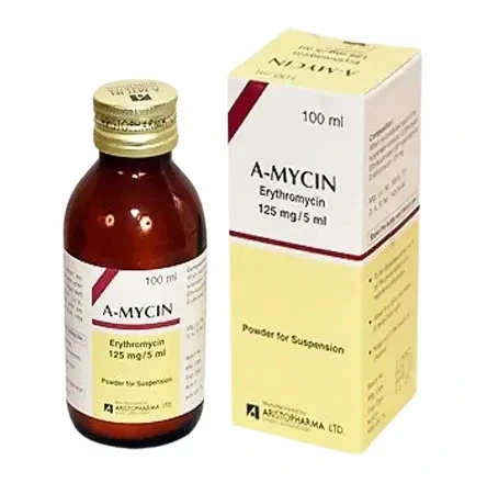 A-Mycin 125 mg/5 ml Powder for Suspension A-Mycin 125 mg/5 ml Powder for Suspension
