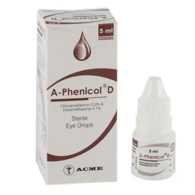 A-Phenicol D 0.1%+0.5% Ophthalmic Solution A-Phenicol D 0.1%+0.5% Ophthalmic Solution
