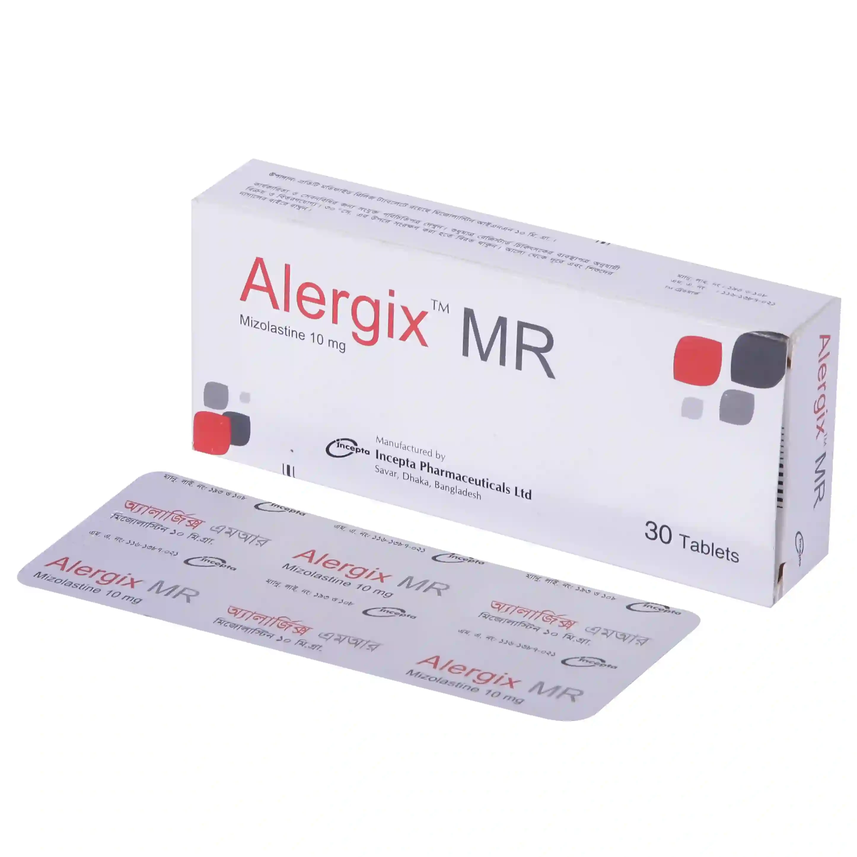 Alergix MR 10 mg Tablet (Modified Release)
