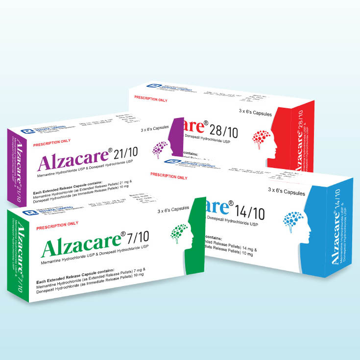 Alzacare 14 mg+10 mg Capsule (Extended Release) Alzacare 14 mg+10 mg Capsule (Extended Release)