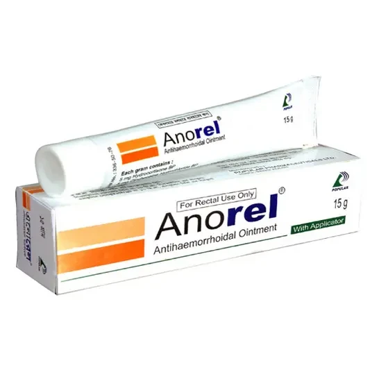 Anorel (5 mg+5 mg+10 mg+10 mg)/gm Ointment