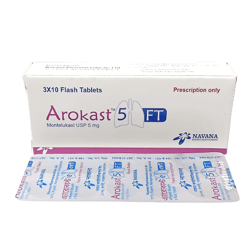 Arokast FT 5 mg Flash Tablet