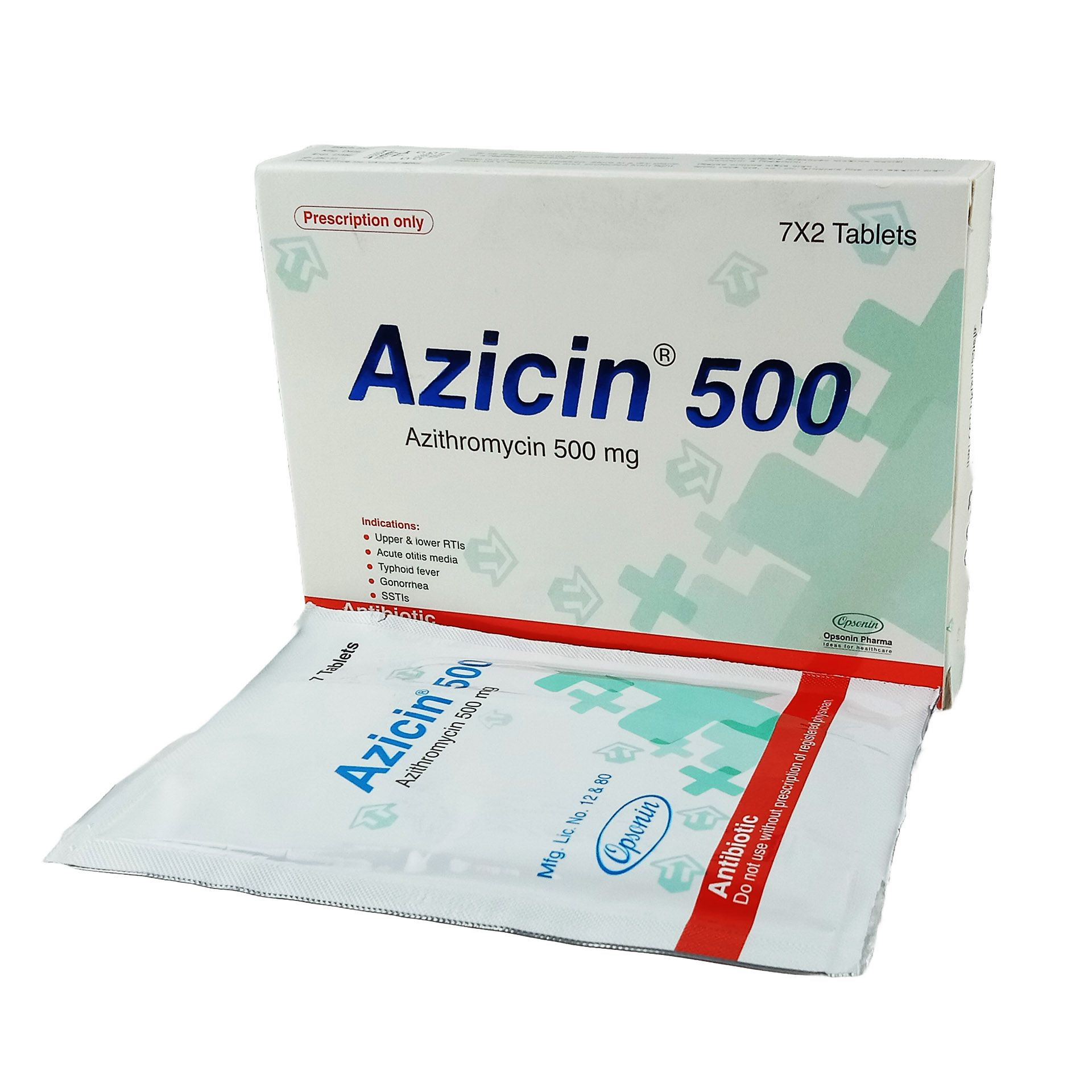 Azicin 500 mg Tablet Azicin 500 mg Tablet