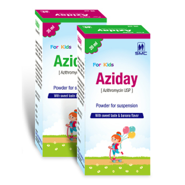 Aziday 200 mg/5 ml Powder for Suspension Aziday 200 mg/5 ml Powder for Suspension