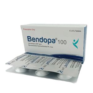 Bendopa 100 mg+25 mg Dispersible Tablet