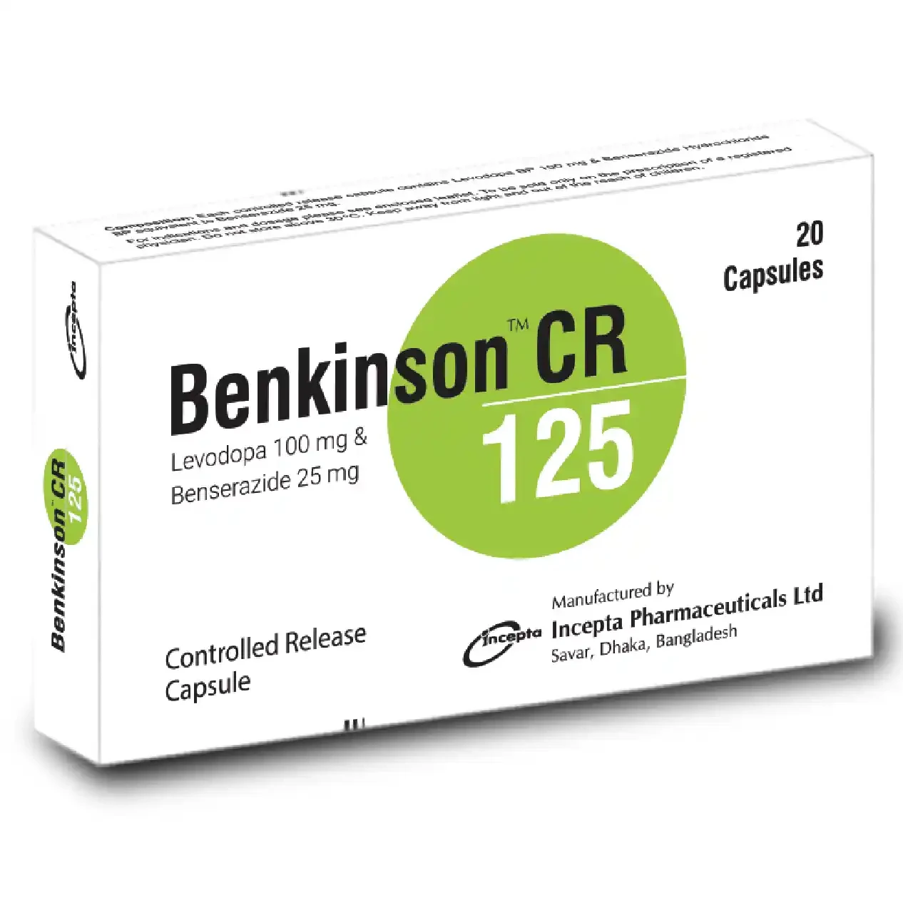 Benkinson CR 100 mg+25 mg Capsule (Controlled Release)