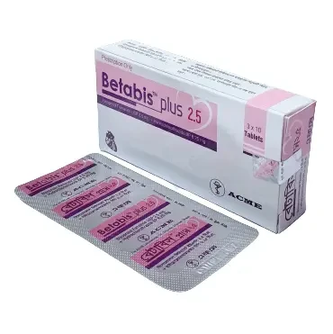 Betabis Plus 2.5 mg+6.25 mg Tablet