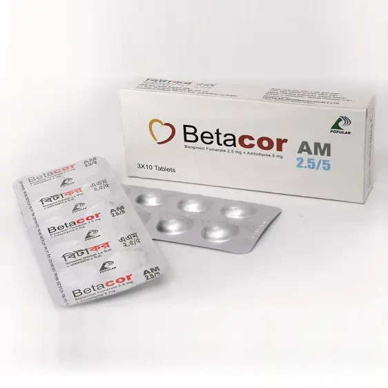 Betacor AM 2.5 mg+5 mg Tablet