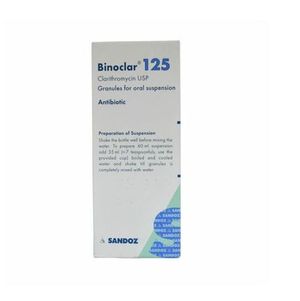 Binoclar 125 mg/5 ml Powder for Suspension Binoclar 125 mg/5 ml Powder for Suspension