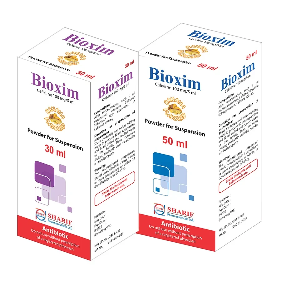 Bioxim 100 mg/5 ml Powder for Suspension