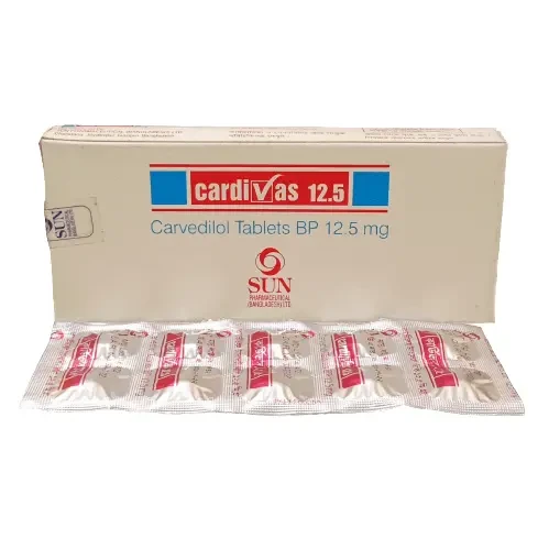 Cardivas 12.5 mg Tablet