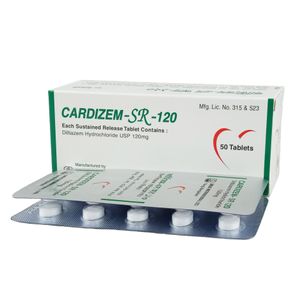 Cardizem-SR 120 mg Tablet (Sustained Release)