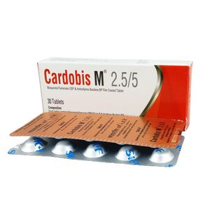 Cardobis M 2.5 mg+5 mg Tablet