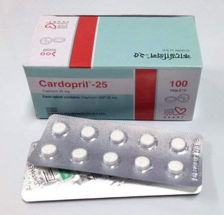 Cardopril 25 mg Tablet