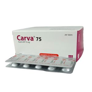 Carva 75 mg Tablet (Enteric Coated) Carva 75 mg Tablet (Enteric Coated)