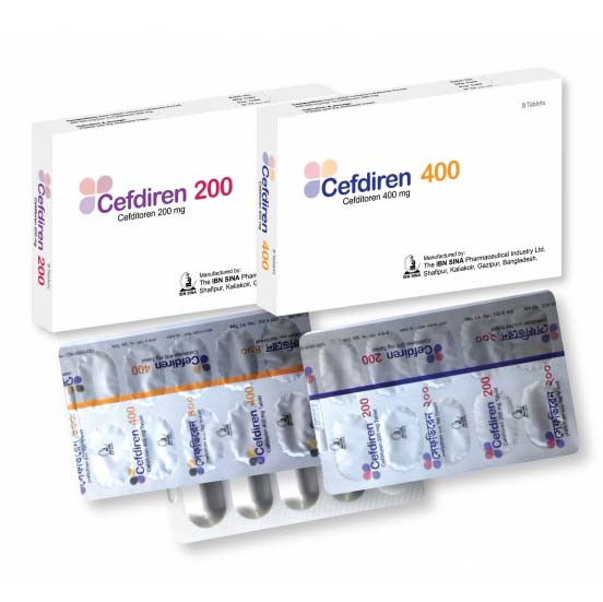 Cefdiren 400 mg Tablet Cefdiren 400 mg Tablet