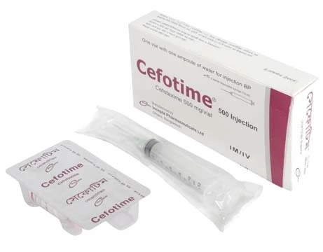 Cefotime 500 mg/10 ml IM/IV Injection Cefotime 500 mg/10 ml IM/IV Injection