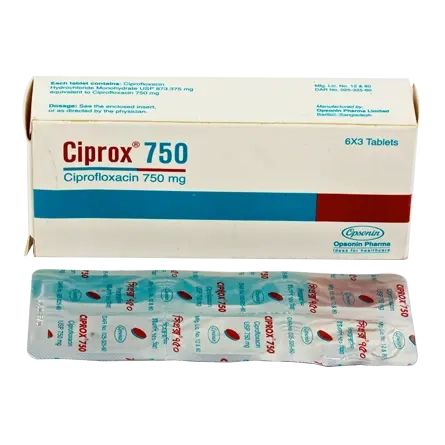 Ciprox 750 mg Tablet Ciprox 750 mg Tablet
