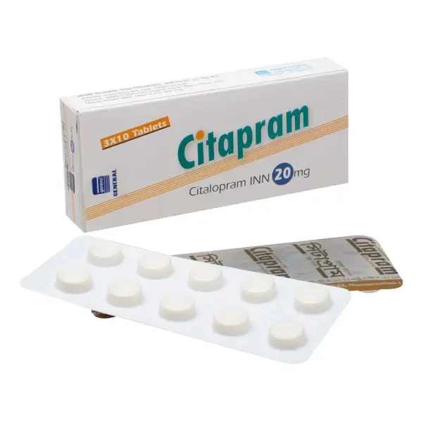 Citapram 20 mg Tablet Citapram 20 mg Tablet