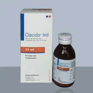 Clacido BID (400 mg+57.50 mg)/5 ml Powder for Suspension
