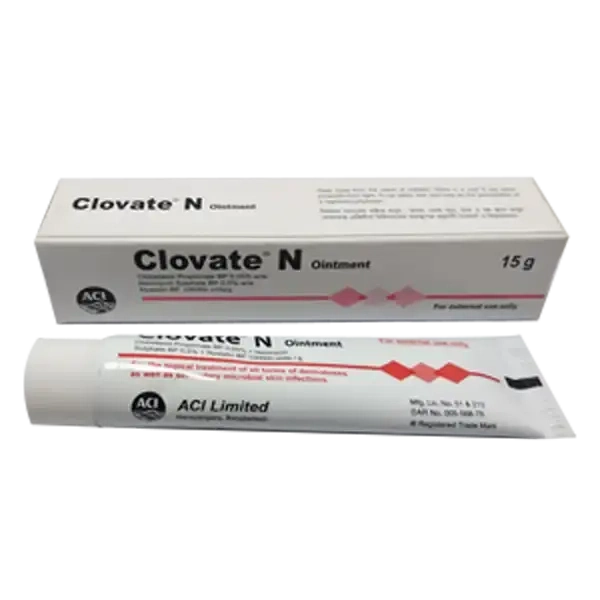 Clovate N (0.5 mg+5 mg+1 Lac IU)/gm Ointment Clovate N (0.5 mg+5 mg+1 Lac IU)/gm Ointment