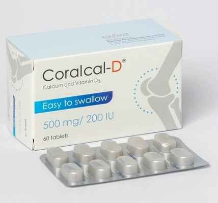 CoralCal-D 500 mg+200 IU Tablet