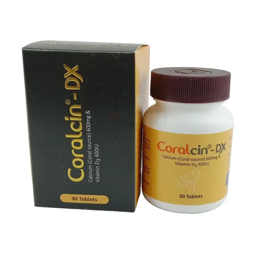 Coralcin-DX 600 mg+400 IU Tablet