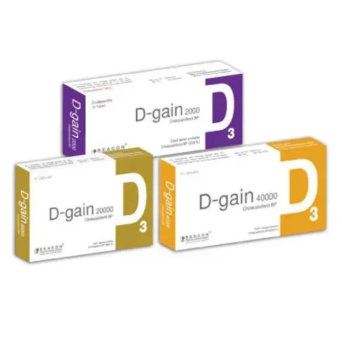 D-gain ODT 2000 IU Dispersible Tablet D-gain ODT 2000 IU Dispersible Tablet