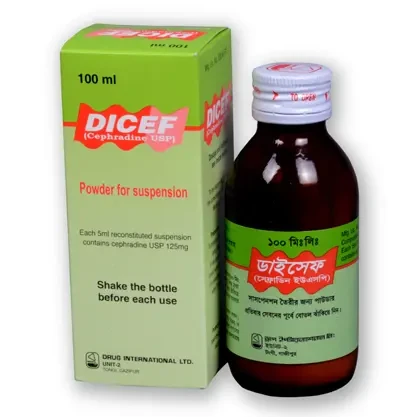 Dicef 125 mg/5 ml Powder for Suspension