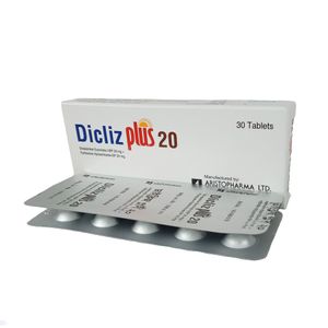 Dicliz Plus 20 mg+20 mg Tablet (Extended Release)
