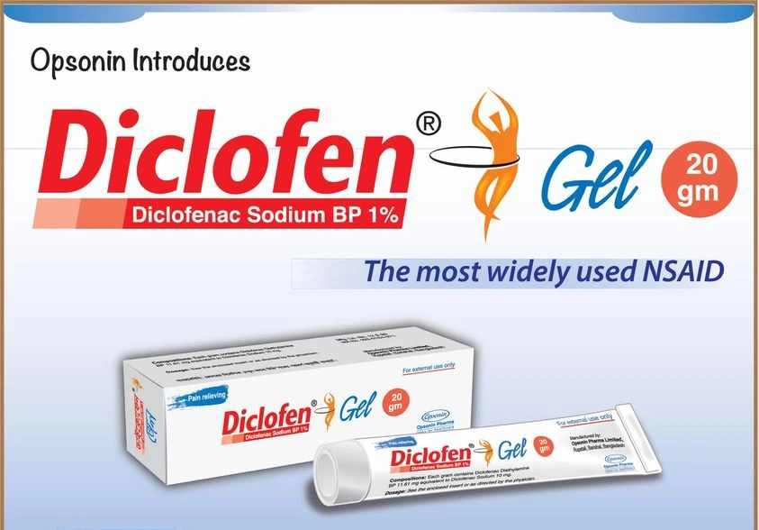Diclofen 1% w/w Gel