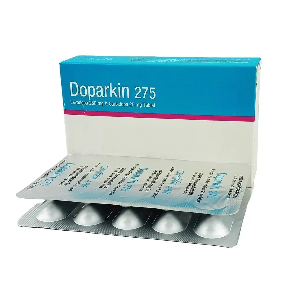 Doparkin 250 mg+25 mg Tablet