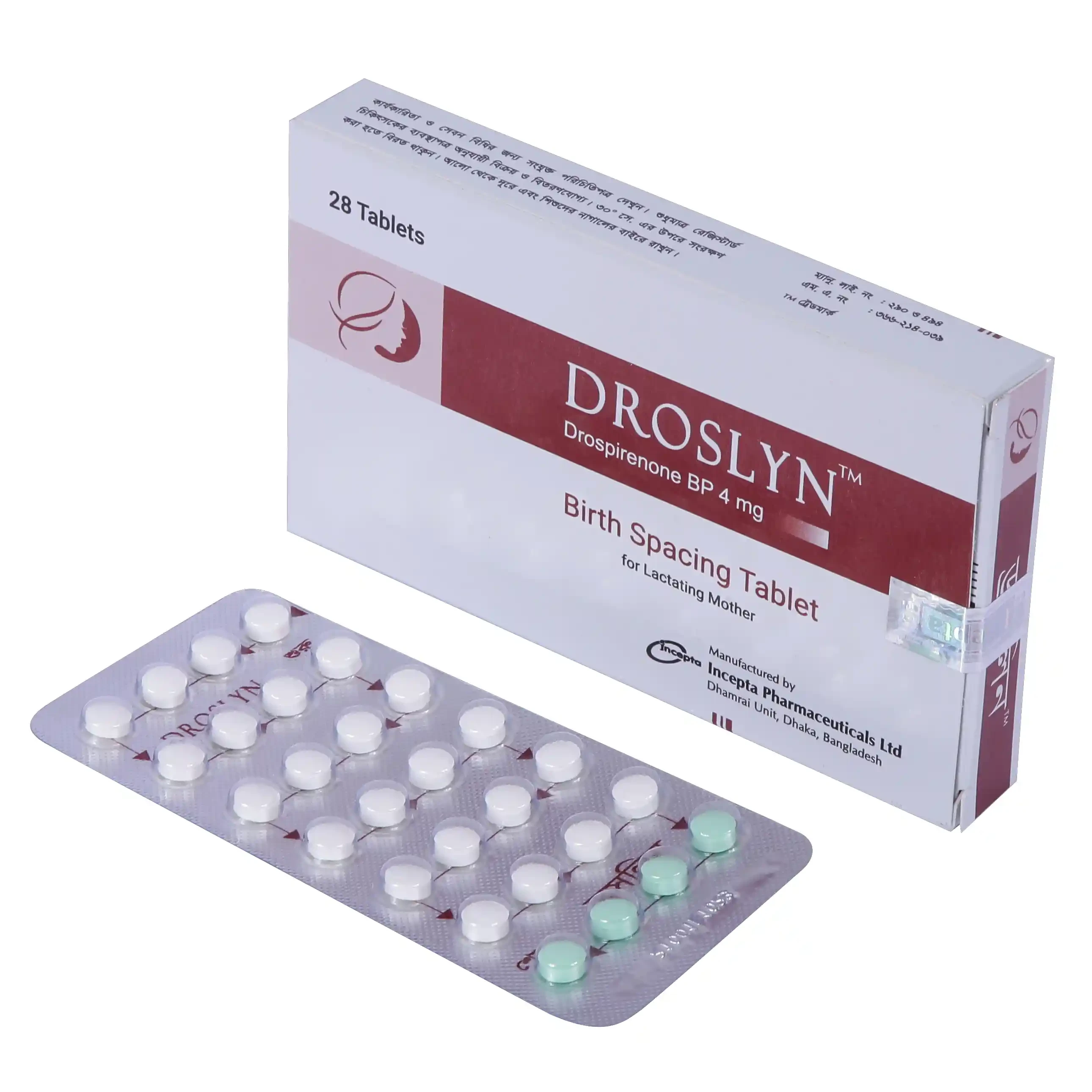 Droslyn 4 mg Tablet