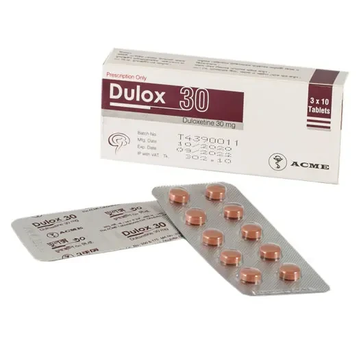 Dulox 30 mg Tablet (Delayed Release) Dulox 30 mg Tablet (Delayed Release)