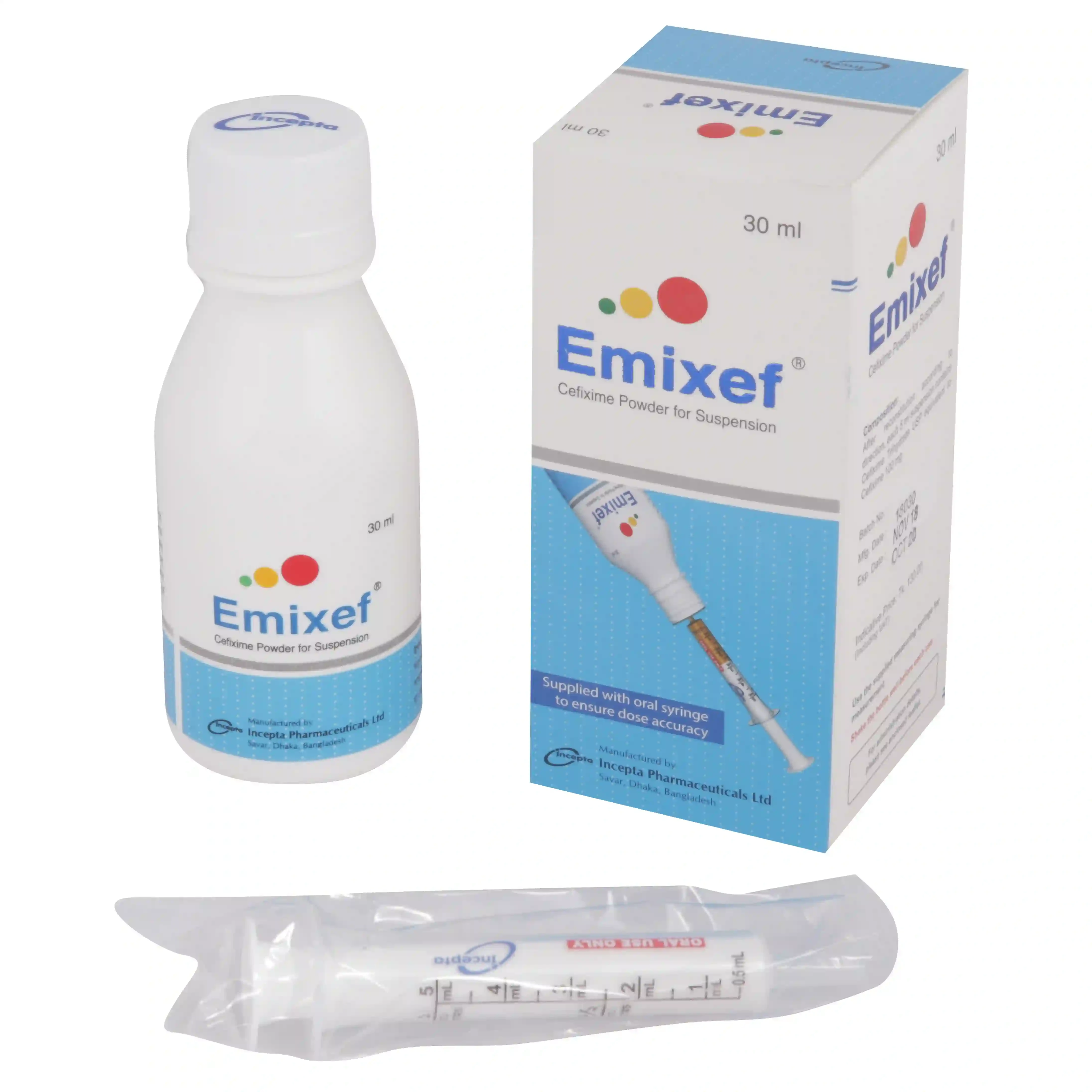 Emixef 100 mg/5 ml Powder for Suspension Emixef 100 mg/5 ml Powder for Suspension