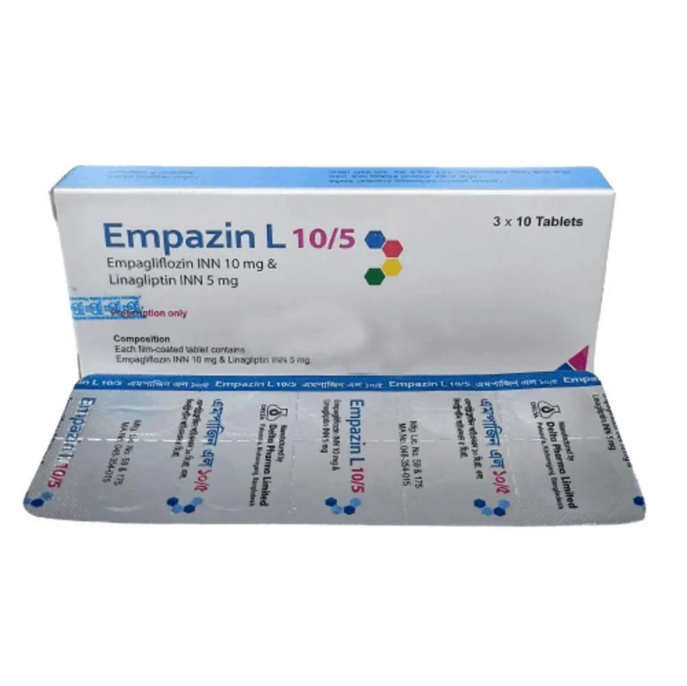Empazin L 10 mg+5 mg Tablet Empazin L 10 mg+5 mg Tablet