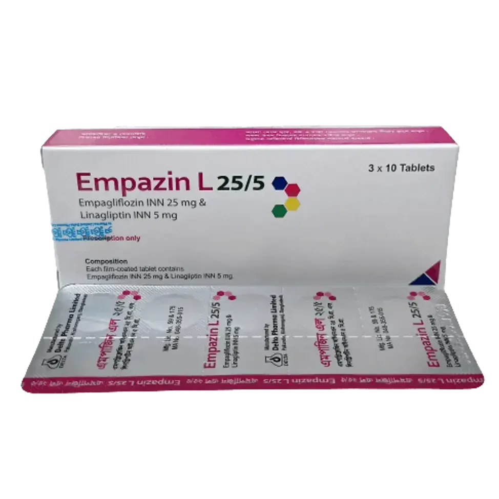 Empazin L 25 mg+5 mg Tablet Empazin L 25 mg+5 mg Tablet