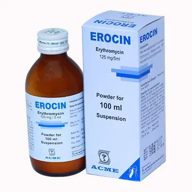 Erocin 125 mg/5 ml Powder for Suspension Erocin 125 mg/5 ml Powder for Suspension
