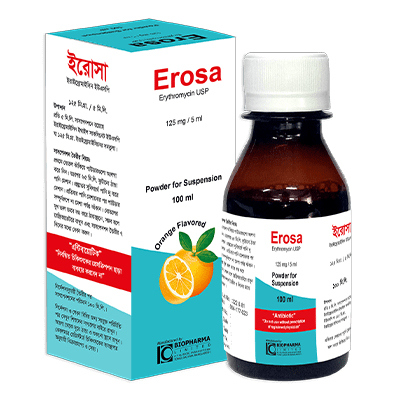 Erosa 125 mg/5 ml Powder for Suspension Erosa 125 mg/5 ml Powder for Suspension