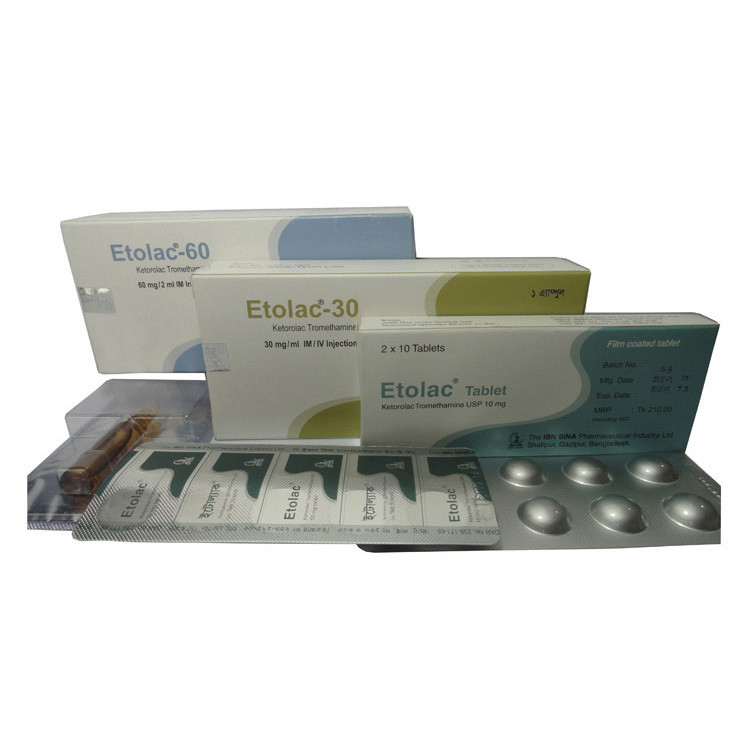 Etolac 30 mg/ml IM/IV Injection Etolac 30 mg/ml IM/IV Injection
