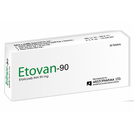 Etovan 90 mg Tablet Etovan 90 mg Tablet