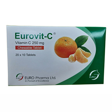 Eurovit-C 250 mg Chewable Tablet