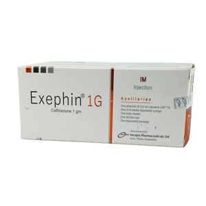 Exephin 500 mg/vial IM Injection
