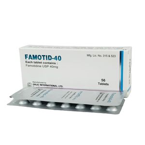 Famotid 40 mg Tablet Famotid 40 mg Tablet