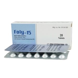 Foly 15 mg Tablet Foly 15 mg Tablet