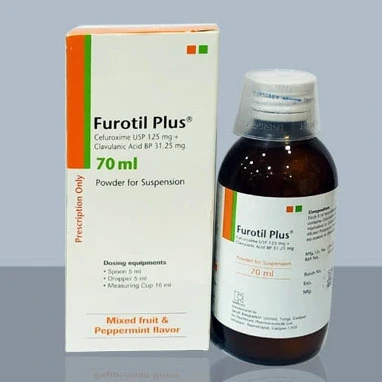 Furotil Plus (125 mg+31.25 mg)/5 ml Powder for Suspension Furotil Plus (125 mg+31.25 mg)/5 ml Powder for Suspension