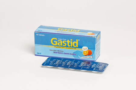 Gastid 480 mg+20 mg Chewable Tablet Gastid 480 mg+20 mg Chewable Tablet