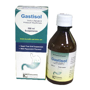 Gastisol (500 mg+100 mg)/5 ml Oral Suspension Gastisol (500 mg+100 mg)/5 ml Oral Suspension