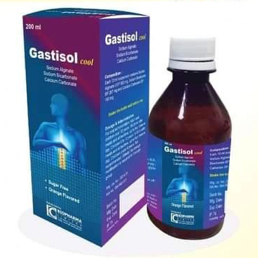 Gastisol Cool (500 mg+267 mg+160 mg)/10 ml Oral Suspension Gastisol Cool (500 mg+267 mg+160 mg)/10 ml Oral Suspension