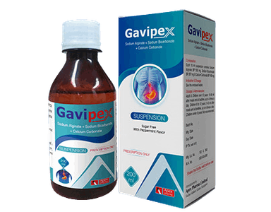 Gavipex (500 mg+267 mg+160 mg)/10 ml Oral Suspension Gavipex (500 mg+267 mg+160 mg)/10 ml Oral Suspension